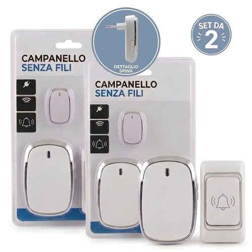 Campanello senza fili - campanello, con