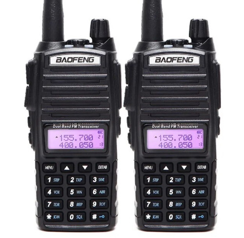 Baofeng uv82 walkie - 2x,